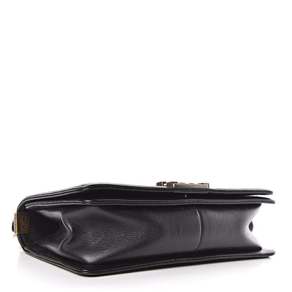 Chanel Calfskin Double Stitch Medium Boy Flap Black 4 of 10