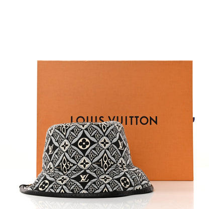 Louis Vuitton Jacquard Since 1854 Bucket Hat M Grey 3 of 10