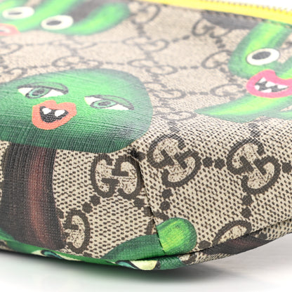 Gucci GG Supreme Monogram Smiling Plants Childrens Belt Bag Multicolor 10 of 10