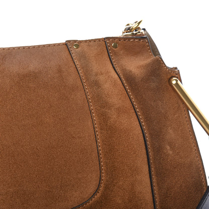 Chloe Suede Small Hayley Hobo Caramel 9 of 13
