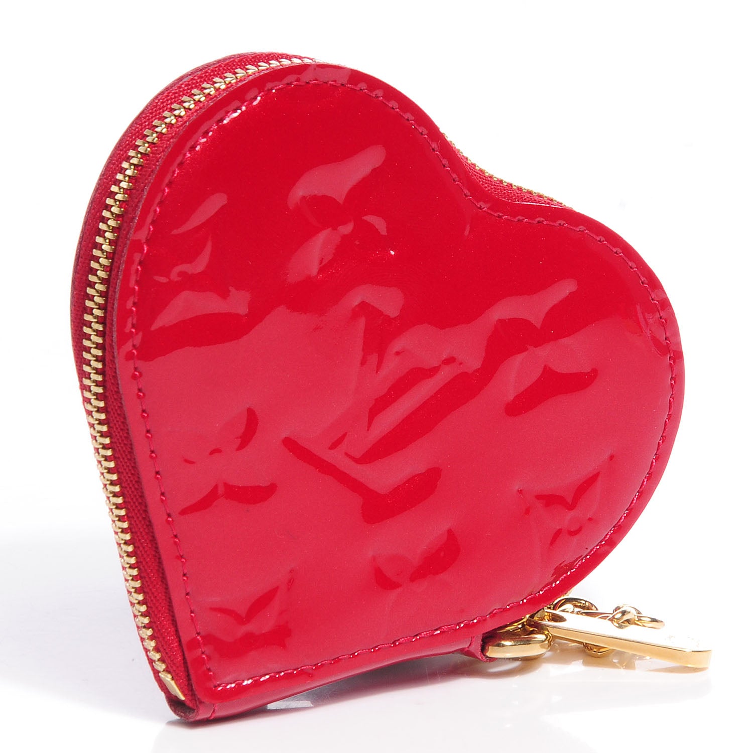 Louis Vuitton Vernis Coeur Heart Coin Purse Pomme D'Amour 4 of 23