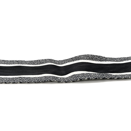 Christian Dior Silk Houndstooth Mitzah Scarf Black White 4 of 4