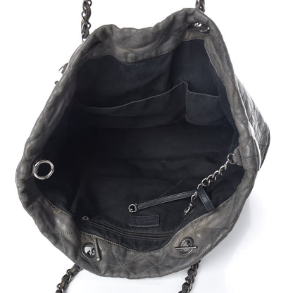 Chanel Iridescent Calfskin VIP Shopping Tote Grey 5 of 34