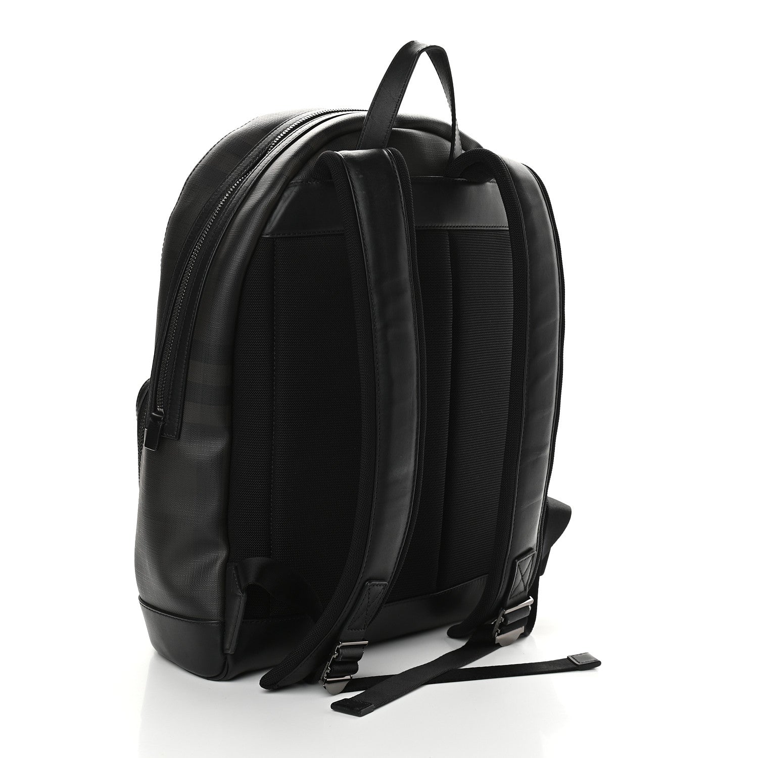 Burberry Smoked Check Backpack Black Brown 3 of 9