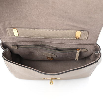 Mulberry Small Classic Grain Calfskin Medium Lily Flap Grey 5 of 8