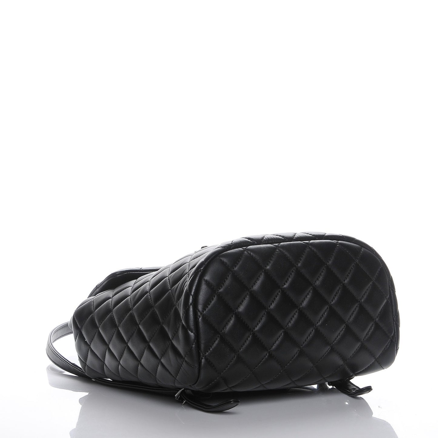 Lambskin Quilted Small Urban Spirit Backpack Black