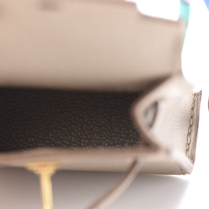 Hermes Tadelakt Mini Kelly Twilly Bag Charm Etoupe 4 of 7