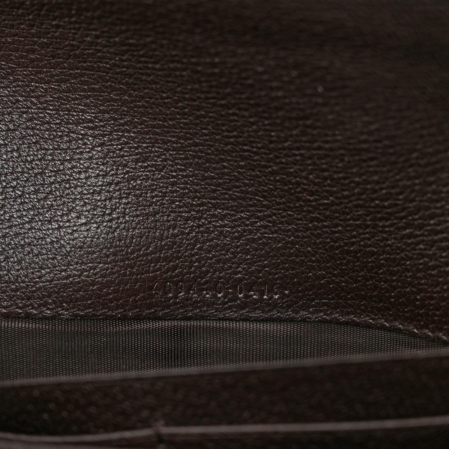 Calfskin Web Continental Wallet Brown