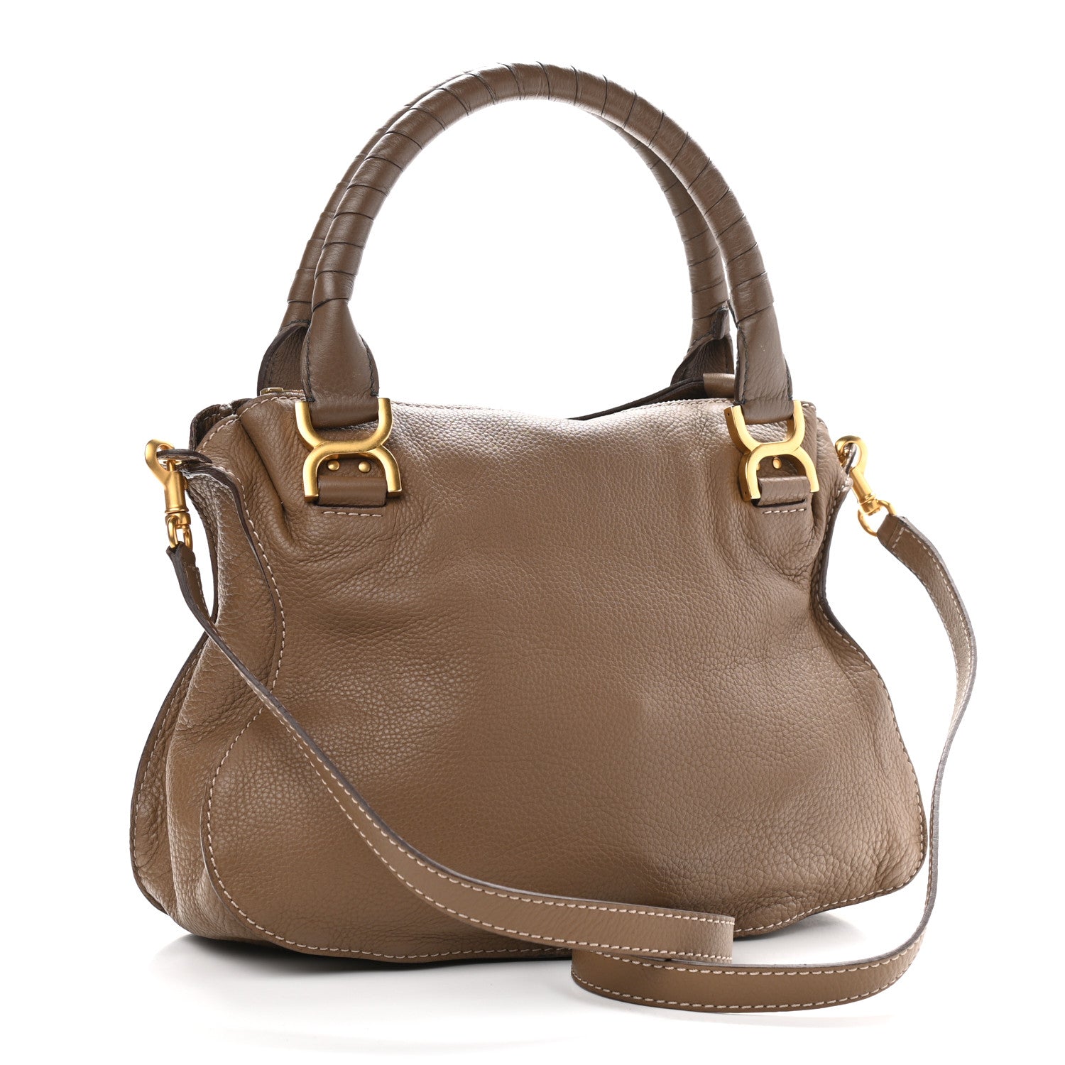 Chloe Calfskin Medium Marcie Satchel Nut 2 of 11