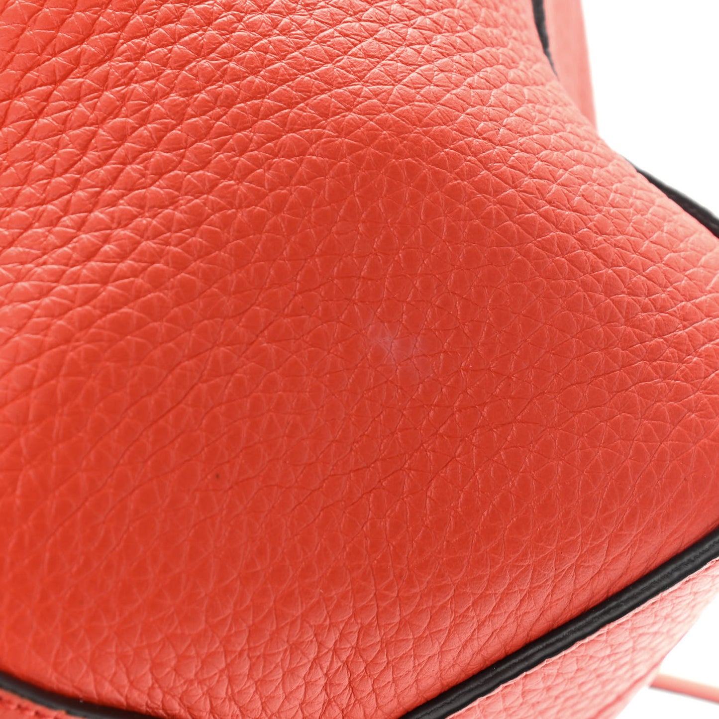 Heavy Grain Calfskin Small Millie Tote Hibiscus