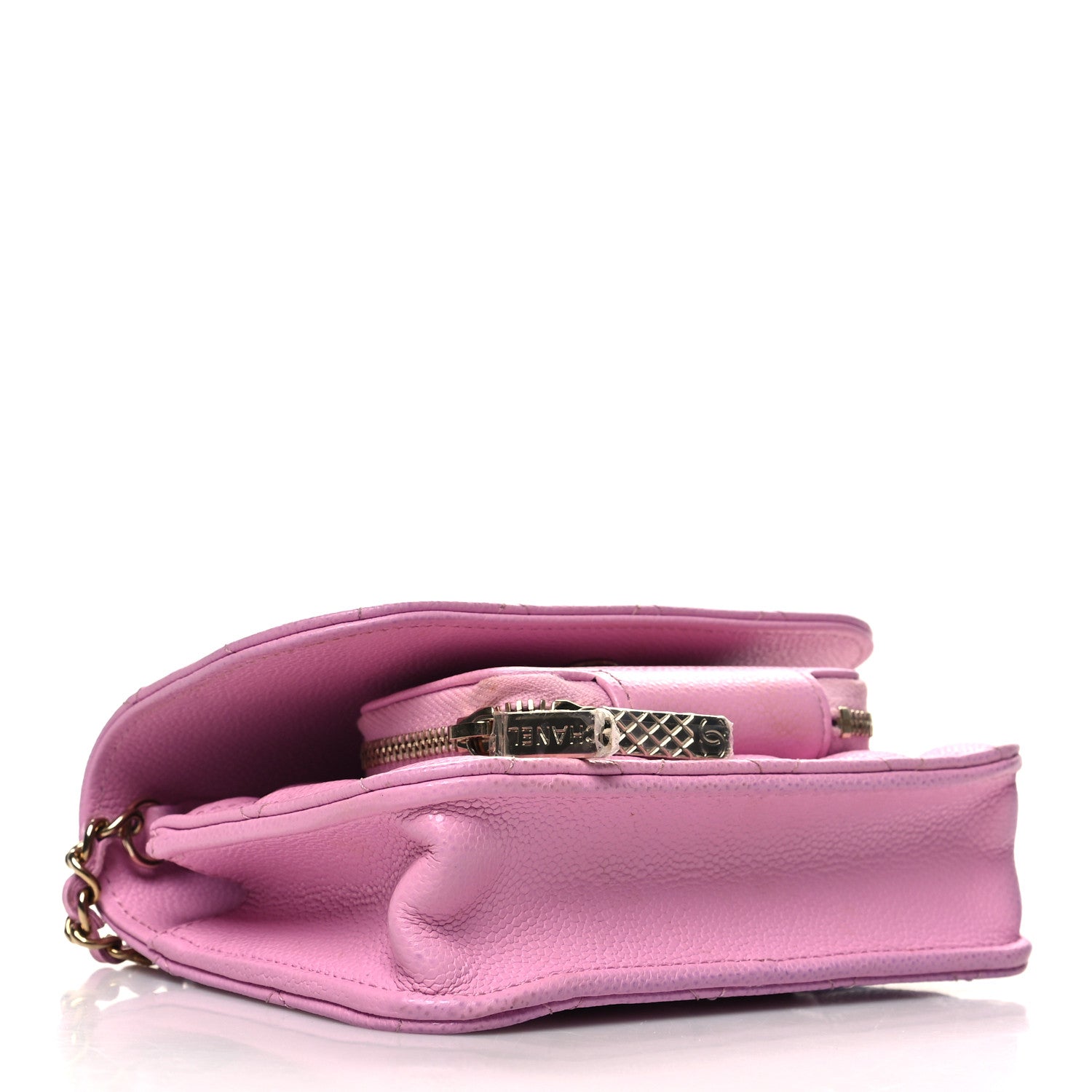 Chanel Caviar Quilted Business Affinity Clutch With Chain Flap Lilac 4 of 15