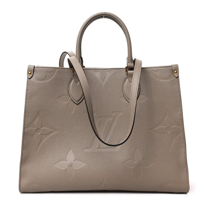Louis Vuitton Empreinte Monogram Giant Onthego MM Tourterelle 1 of 7