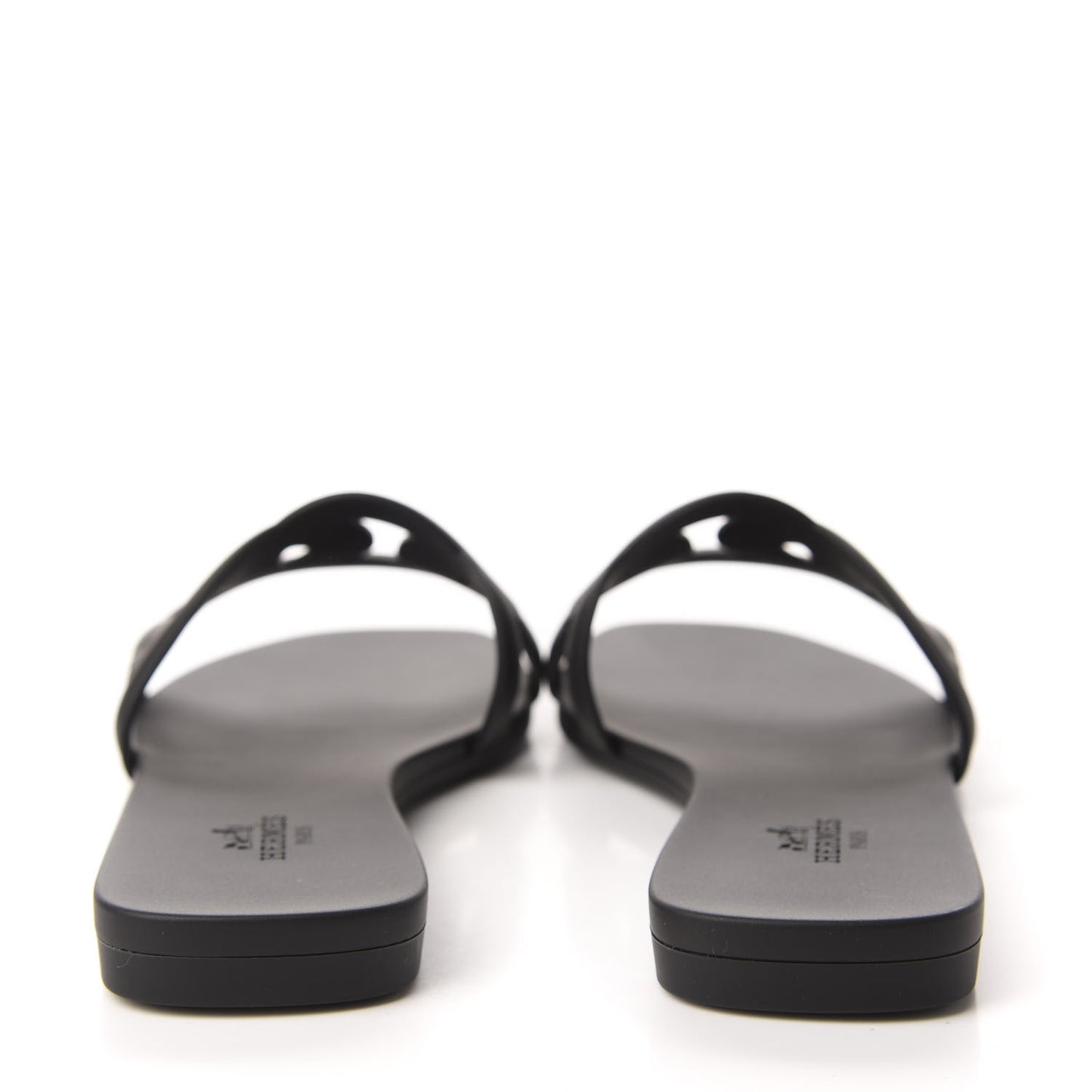 Rubber Aloha Sandals 35 Black