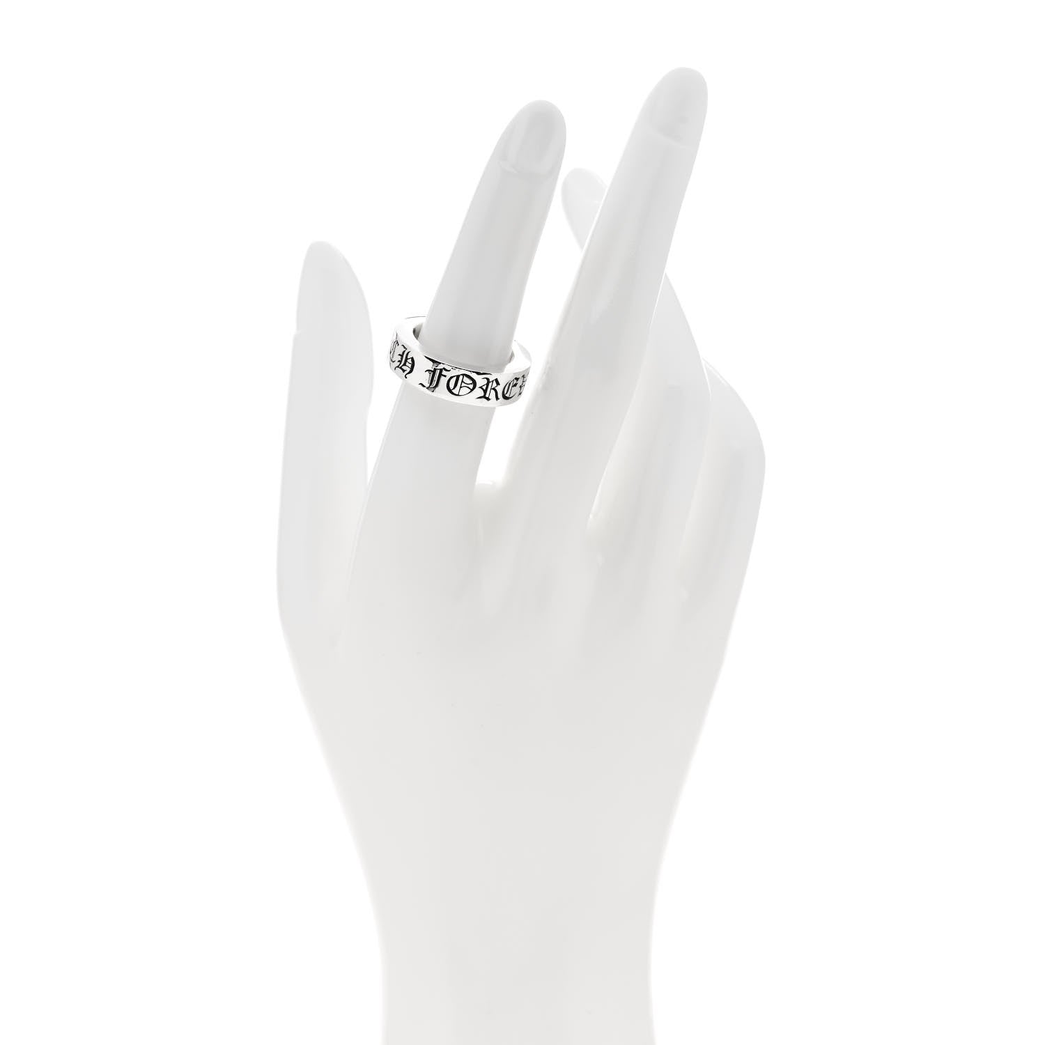 Chrome Hearts Sterling Silver Forever Spacer Ring 52 6 2 of 5