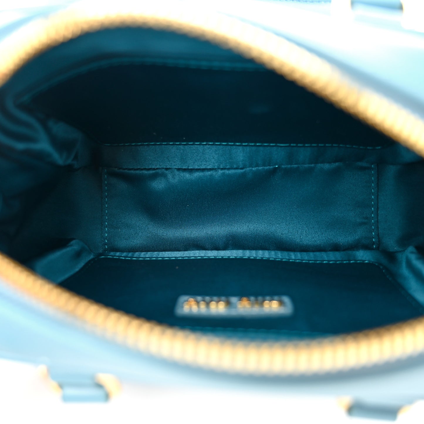 Nappa Matelasse Small Arcadie Aqua