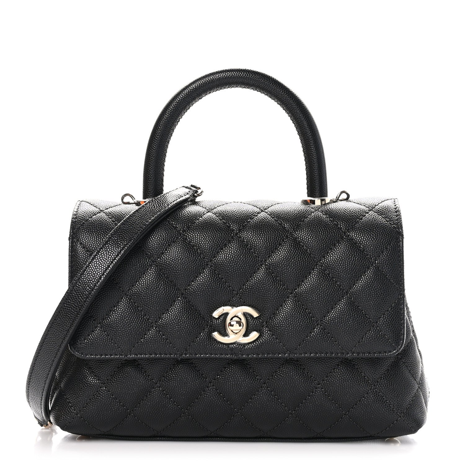 Chanel Caviar Quilted Mini Coco Handle Flap Black 1 of 11