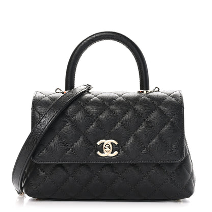 Chanel Caviar Quilted Mini Coco Handle Flap Black 1 of 11