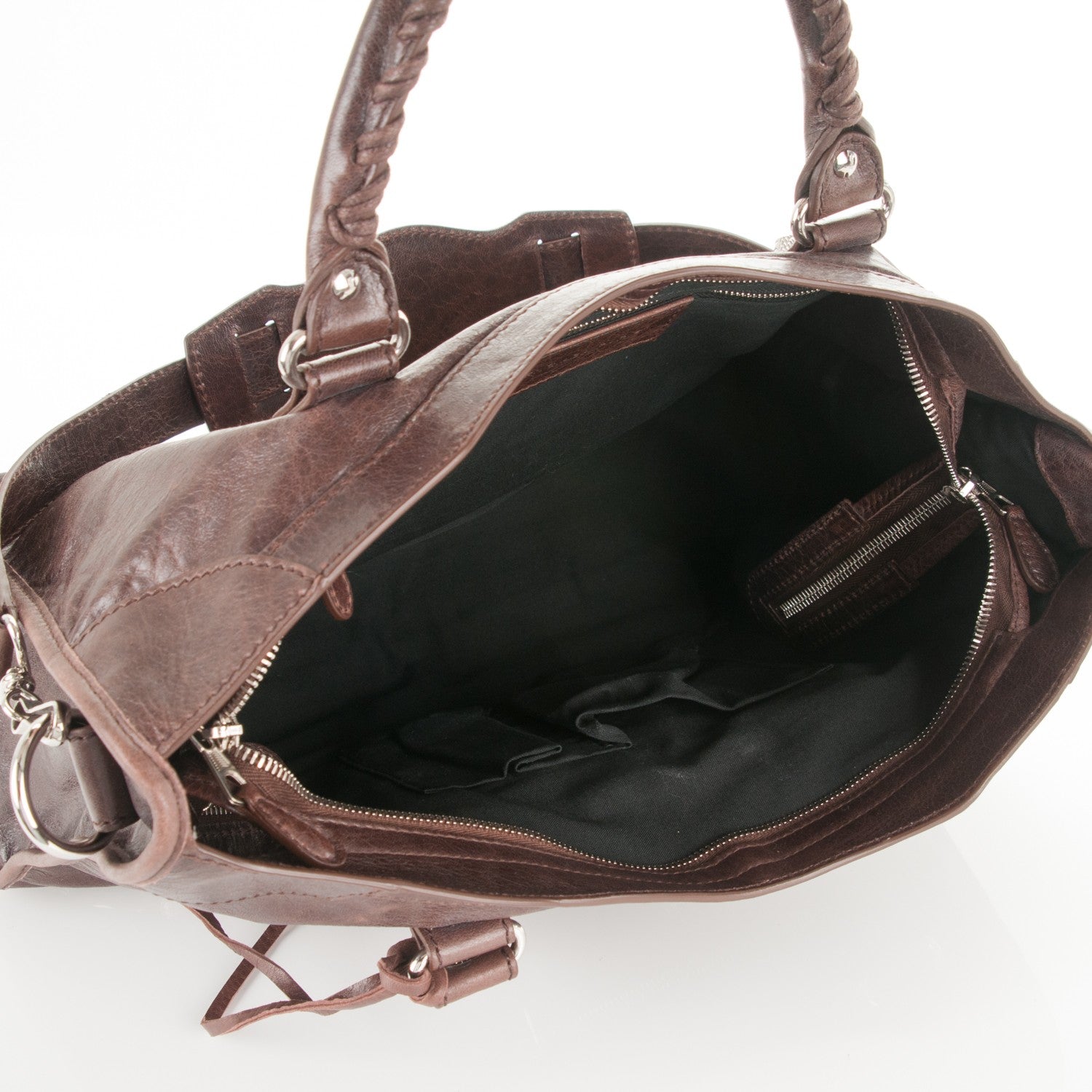 Balenciaga Agneau Giant 12 Silver Hardware City Cigare Fonce 5 of 7