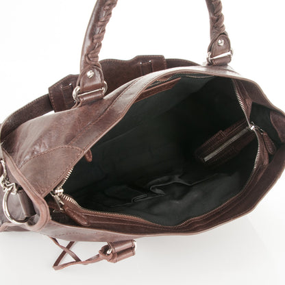 Balenciaga Agneau Giant 12 Silver Hardware City Cigare Fonce 5 of 7