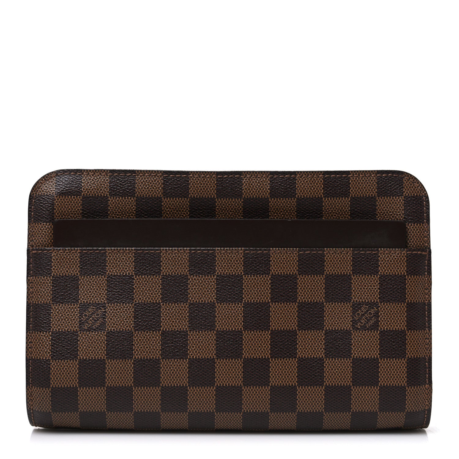 Louis Vuitton Damier Ebene Pochette Saint Louis Clutch 1 of 8