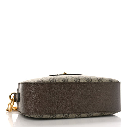 Gucci GG Supreme Monogram Web Neo Vintage Shoulder Bag Beige New Acero Crop 4 of 10