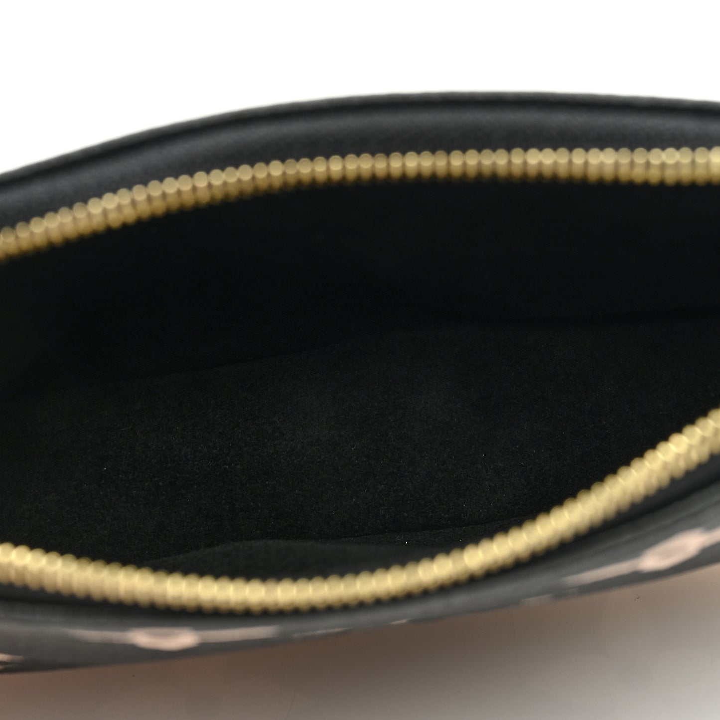 LOUIS VUITTON Empreinte Monogram Giant Mini Pochette Accessories Black