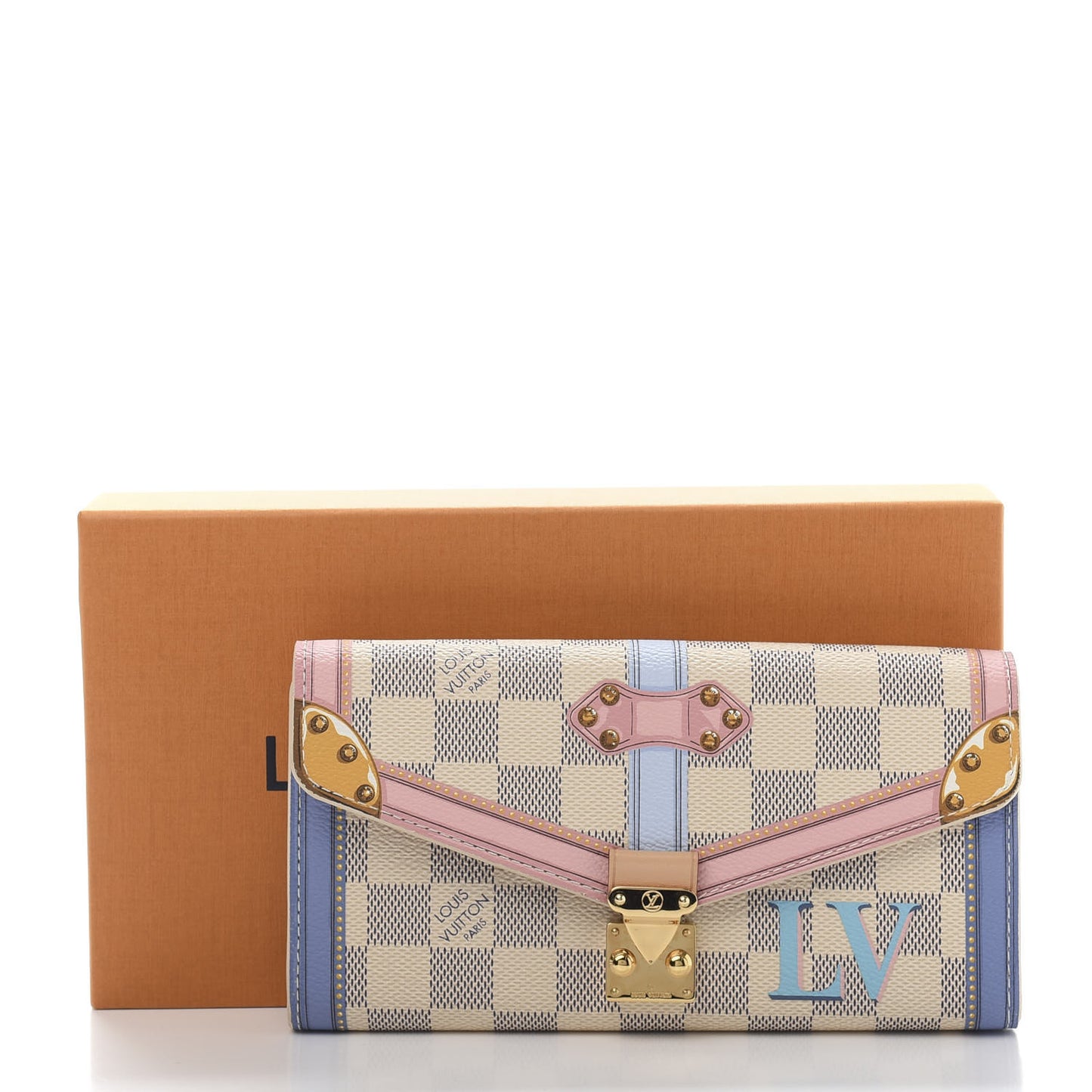 Damier Azur Summer Trunks Sarah Wallet NM