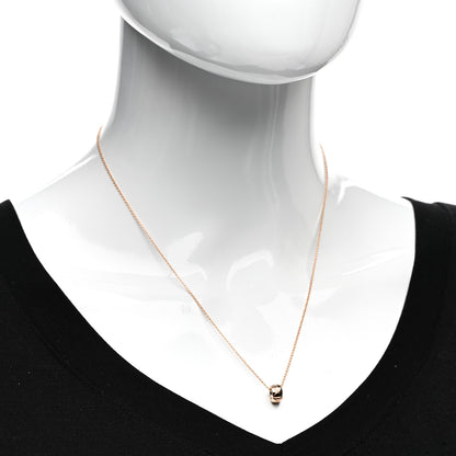 Chanel 18K Beige Gold Coco Crush Round Pendant Necklace 2 of 5