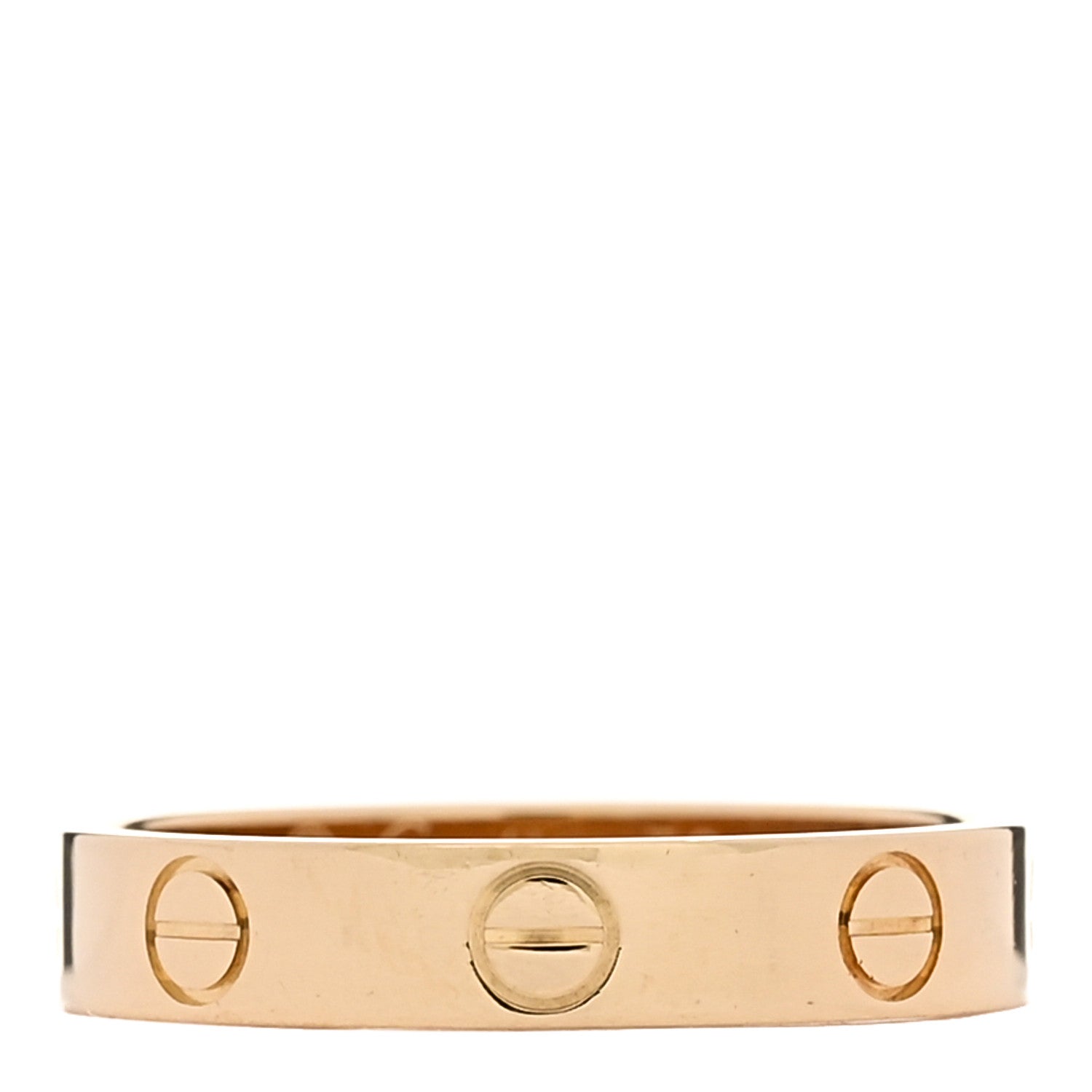 Cartier 18K Yellow Gold 3.5mm LOVE Wedding Band Ring 53 6.5 1 of 5
