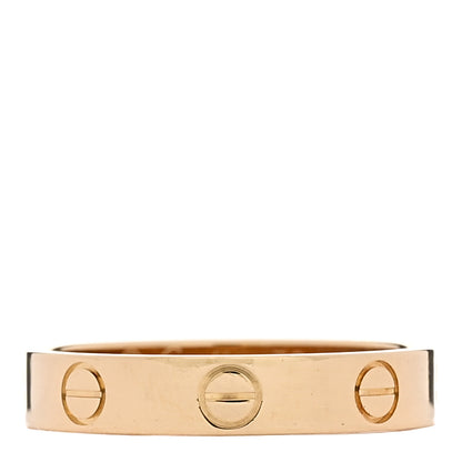 Cartier 18K Yellow Gold 3.5mm LOVE Wedding Band Ring 53 6.5 1 of 5