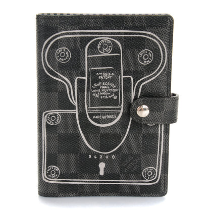 Louis Vuitton Damier Graphite Trunks and Locks Small Ring Agenda Cover 1 of 7