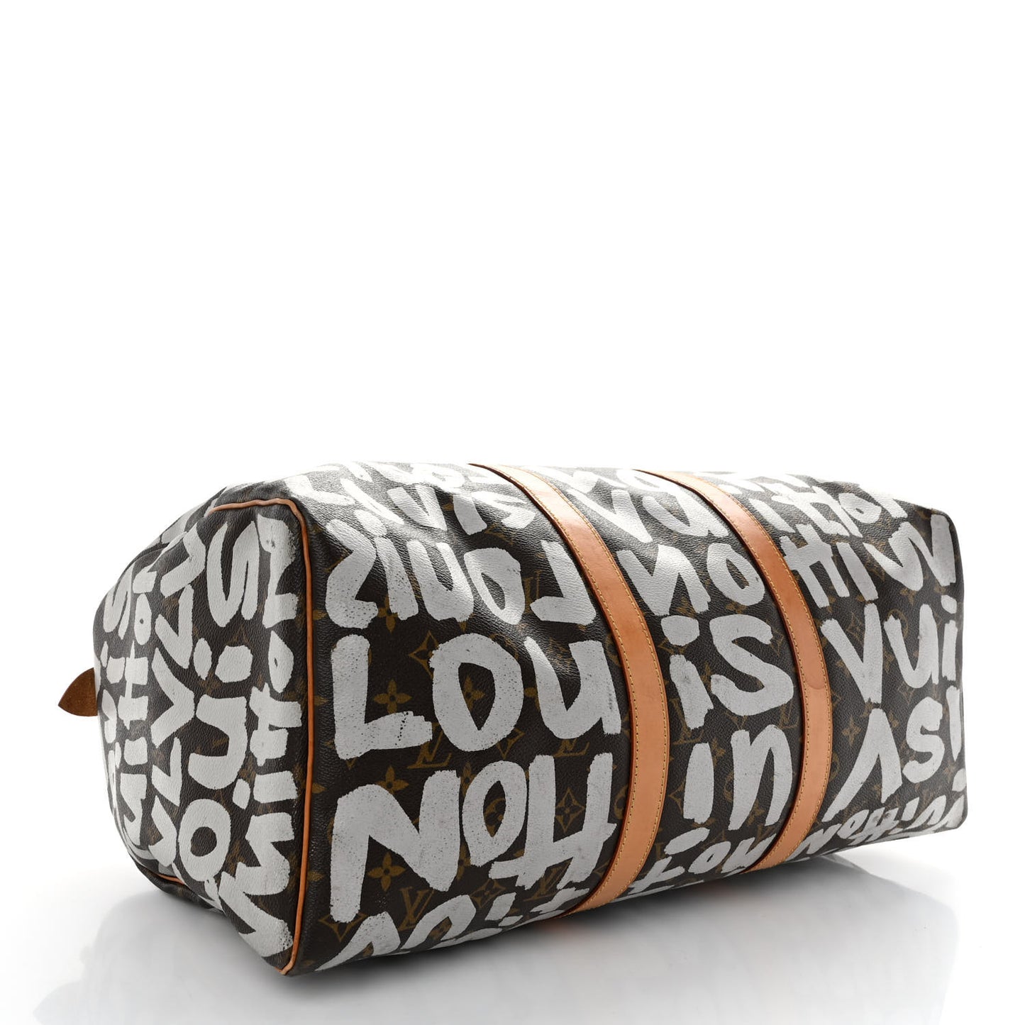Monogram Graffiti Keepall 50 Silver