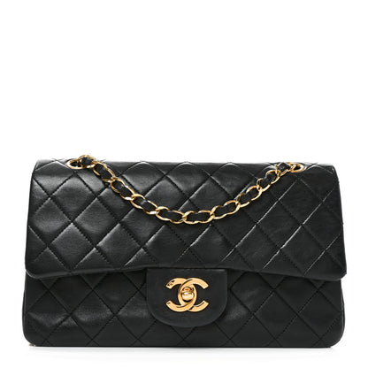 Chanel Lambskin Quilted Small Double Flap Black 1 of 10