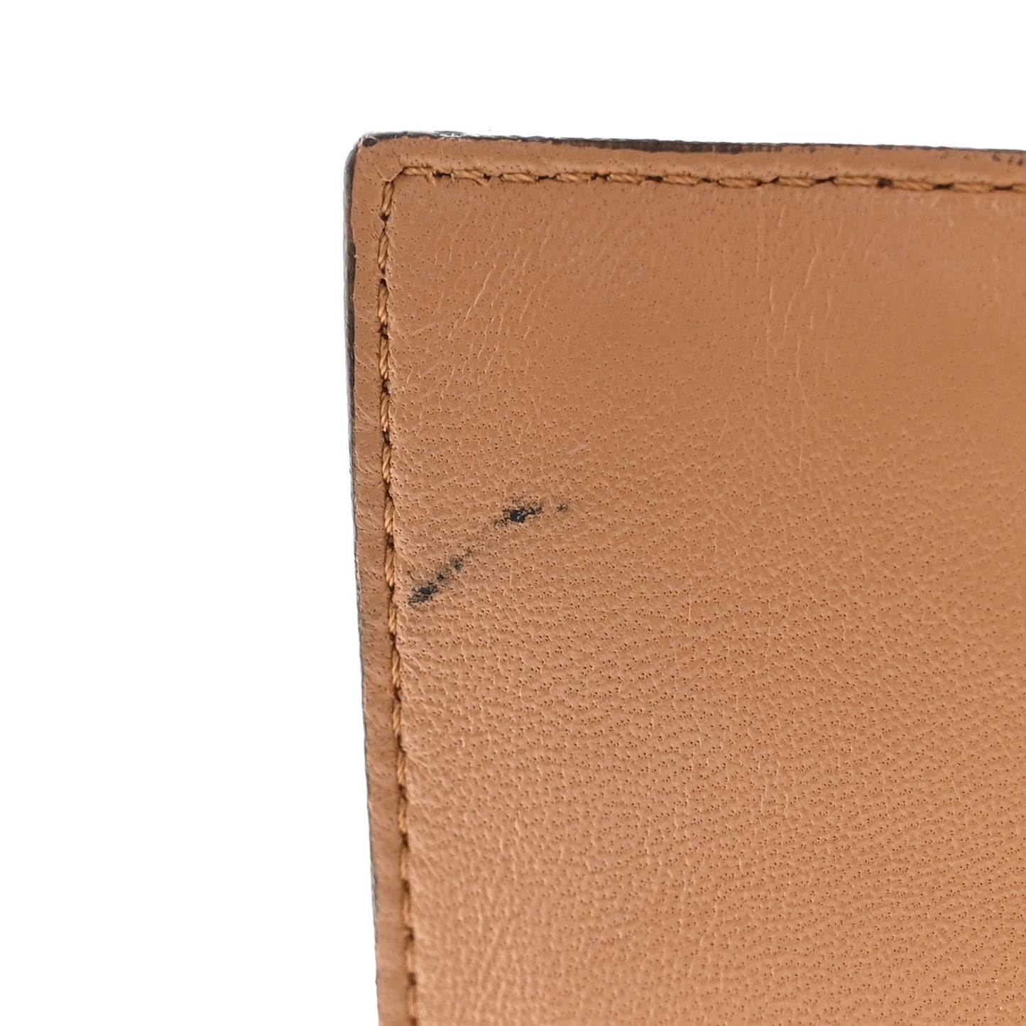 Nappa FF 1974 Embossed Baguette Miele Scuro