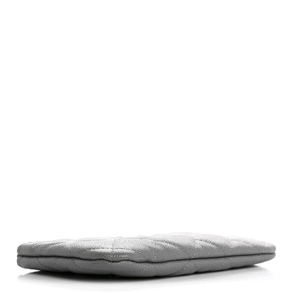 Chanel Caviar Quilted Small Cosmetic Case Grey 4 of 8