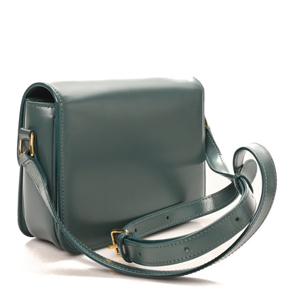 Celine Shiny Calfskin Teen Triomphe Petrol 2 of 8