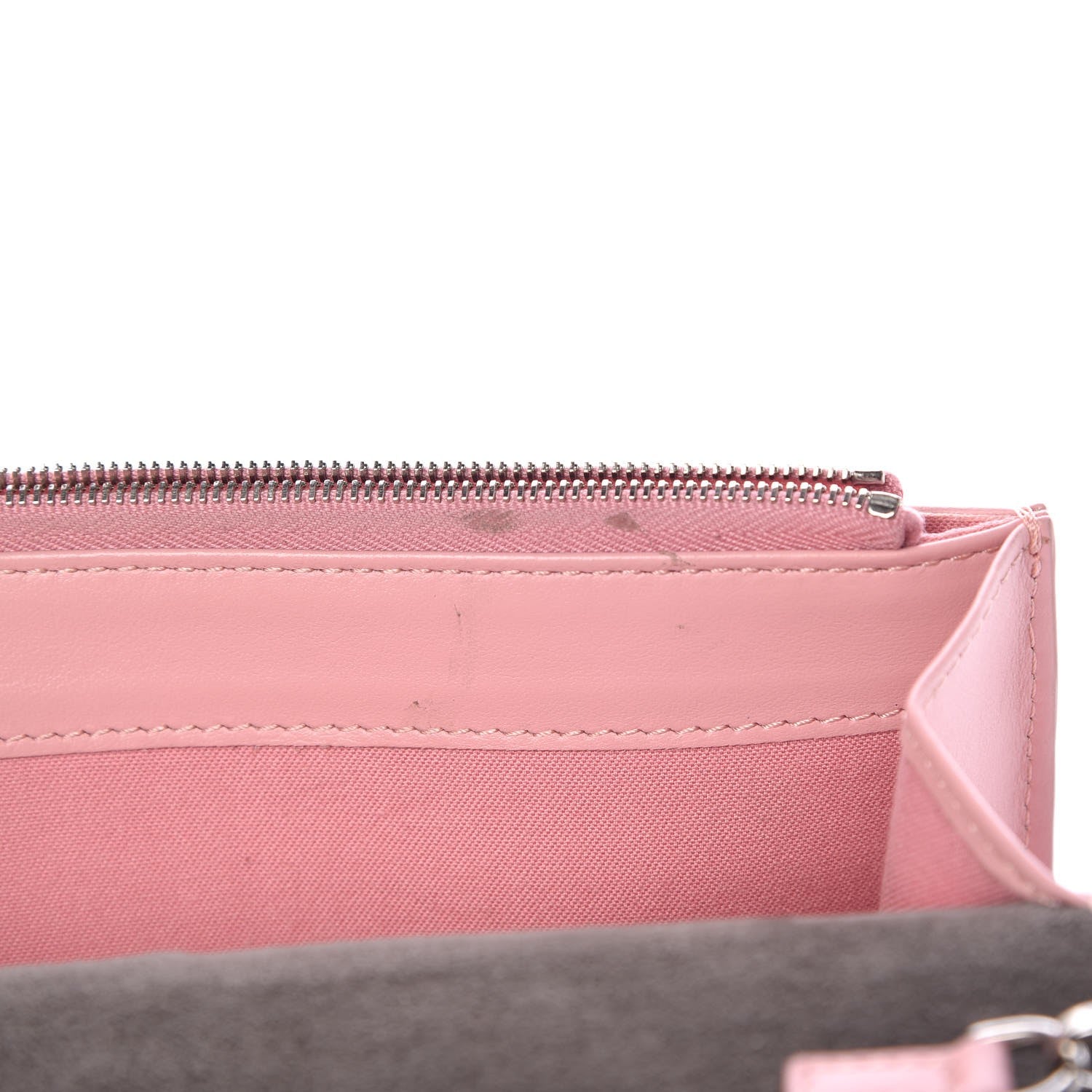 Fendi Vitello Century Hypnoteyes Tube Wallet On Chain Bubblegum 11 of 11