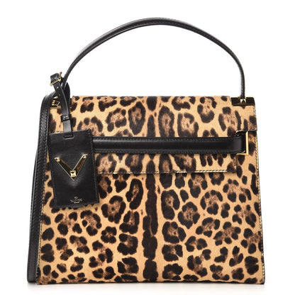 Valentino Garavani Calf Hair My Rockstud Frame Bag Leopard 2 of 23