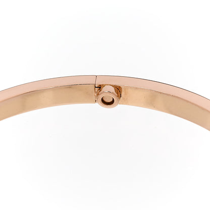 Cartier 18K Pink Gold Small LOVE Bracelet 18 7 of 8