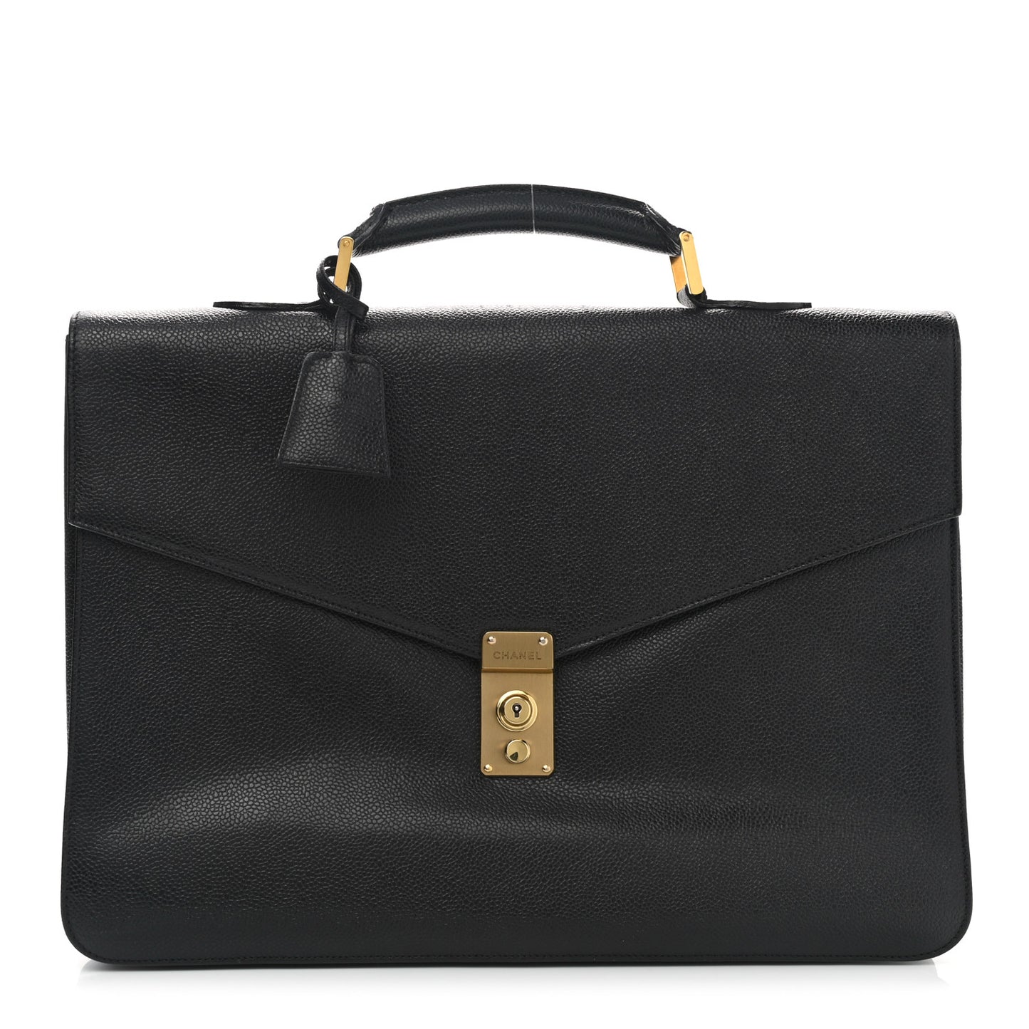 Caviar Briefcase Laptop Bag Black