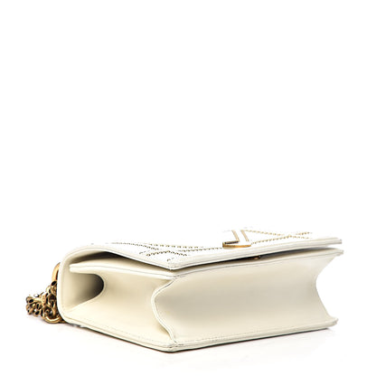 Christian Dior Lambskin Studded Small Diorama Flap Bag Off White 4 of 11