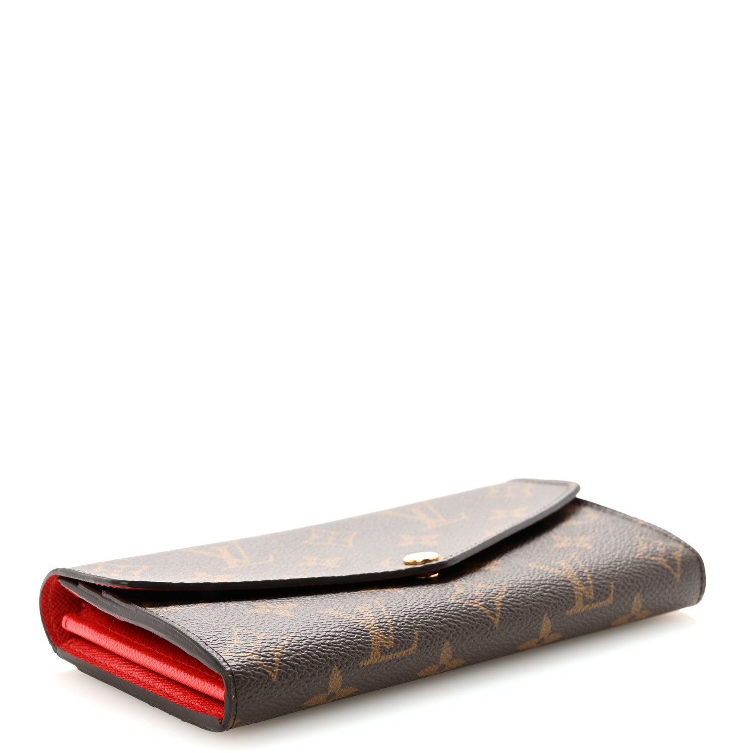 Louis Vuitton Monogram Sarah Wallet NM Coquelicot 4 of 7