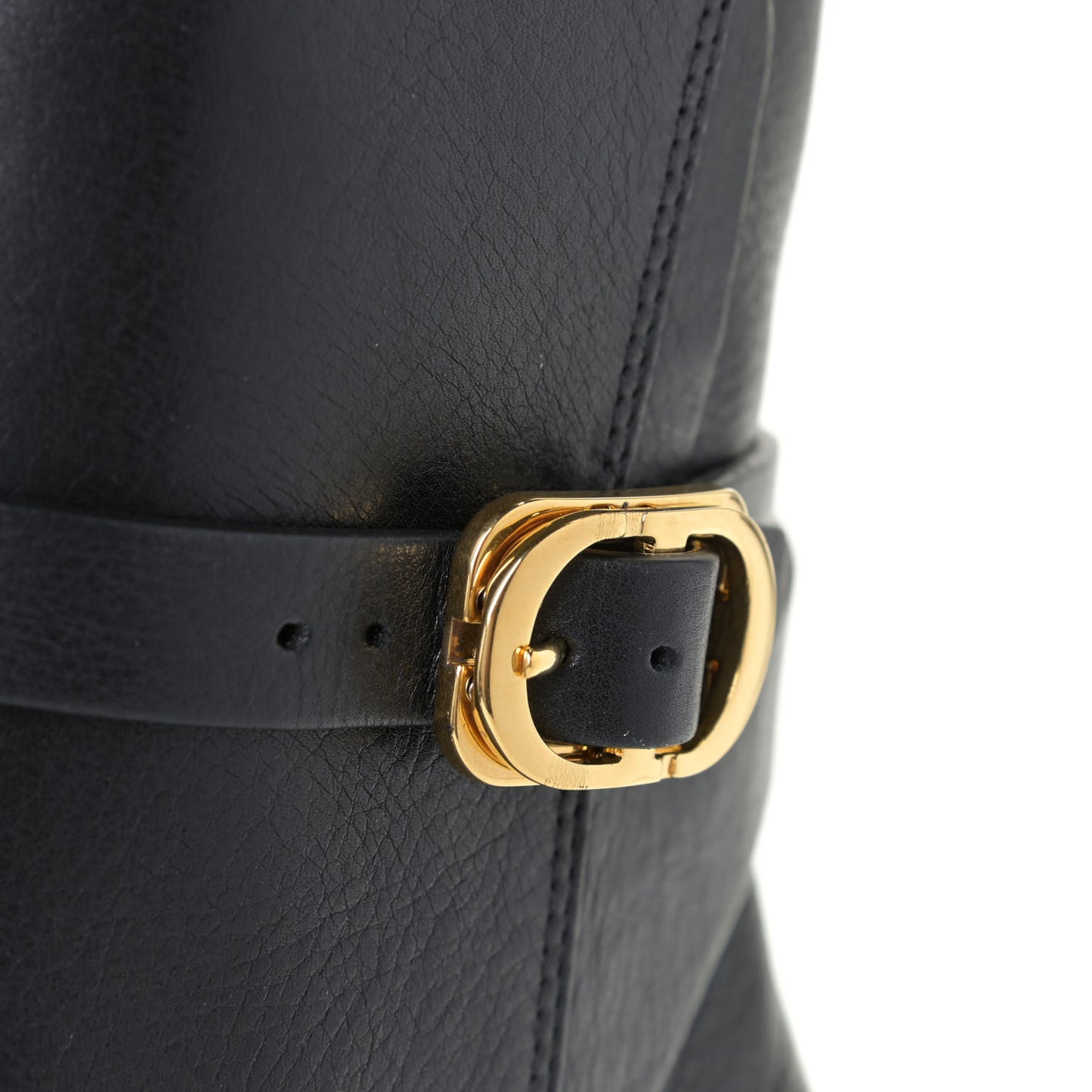 Calfskin Empreinte Ankle Boot 38 Black