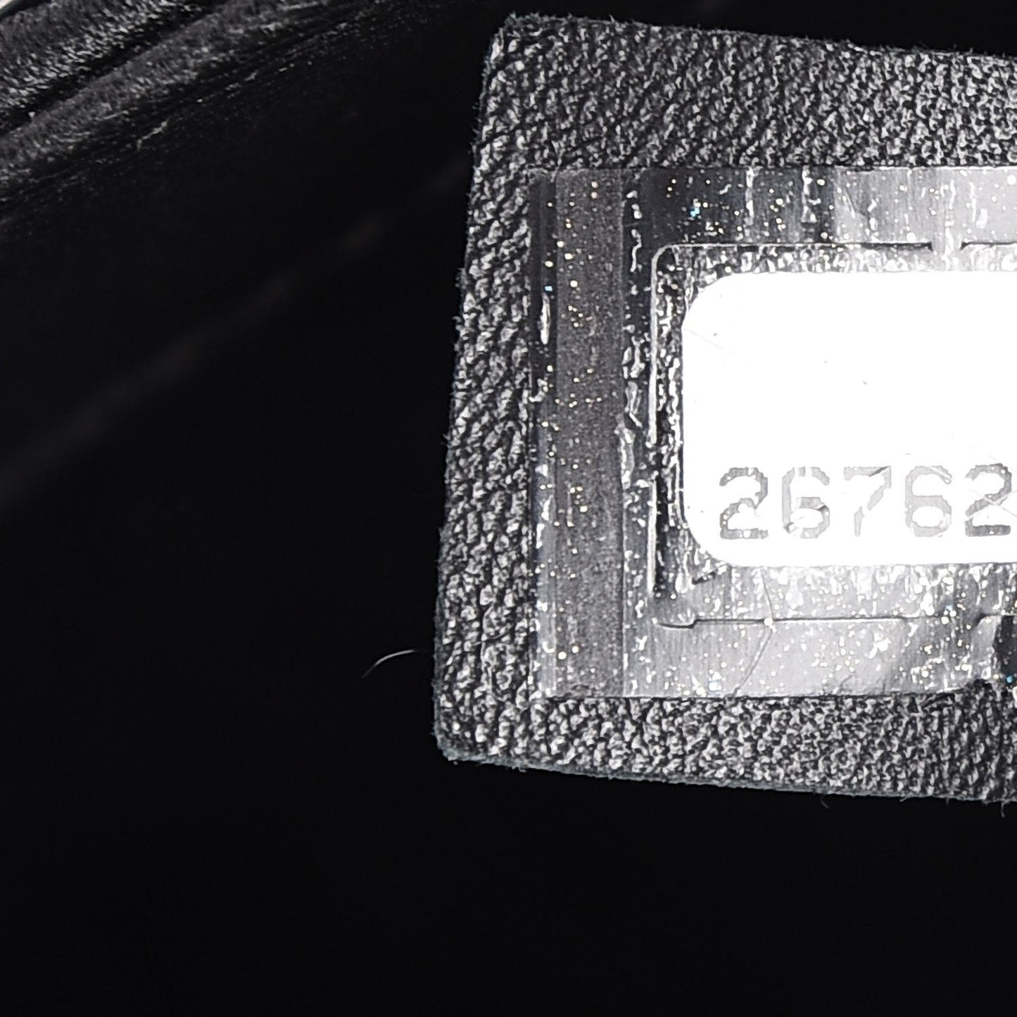 Sequin Classic Small Flap Black White