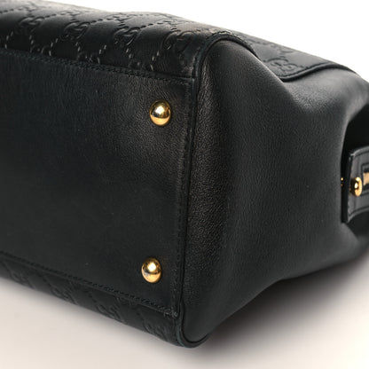 Gucci Guccissima Signature Large Shoulder Tote Bag Black 8 of 12