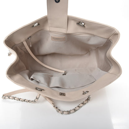 Chanel Caviar Quilted Timeless Tote Light Beige 5 of 8