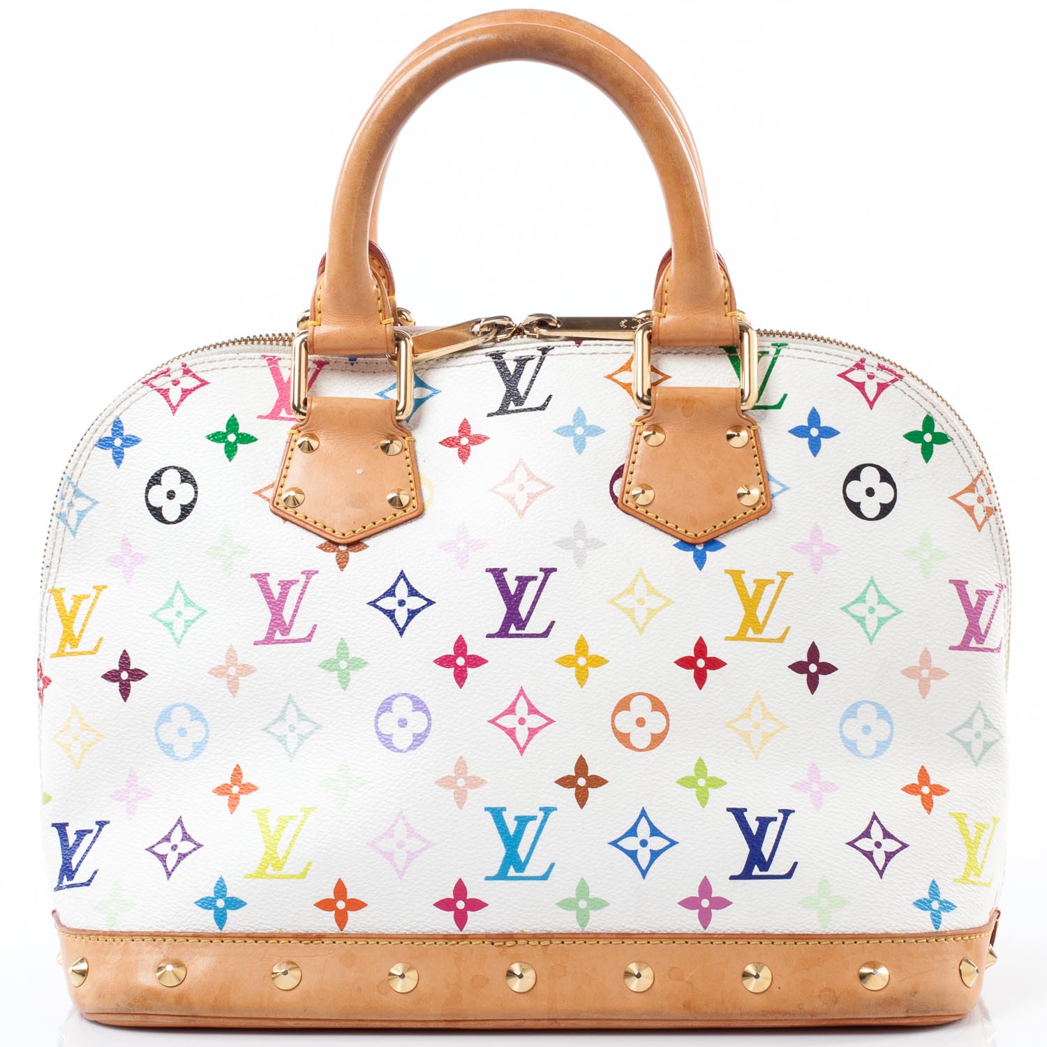 Louis Vuitton Monogram Multicolor Alma White 1 of 8