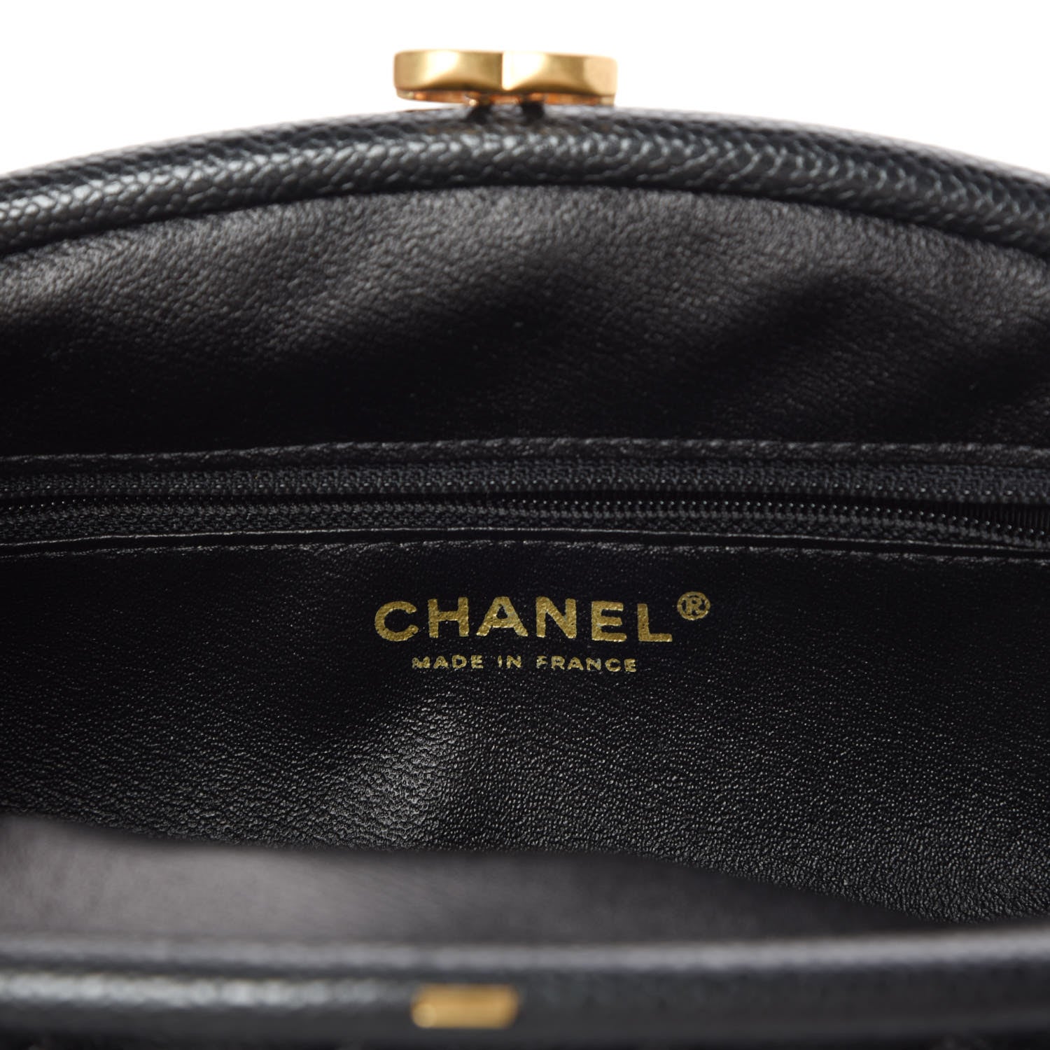 Chanel Caviar Quilted Timeless Clutch Black 6 of 8