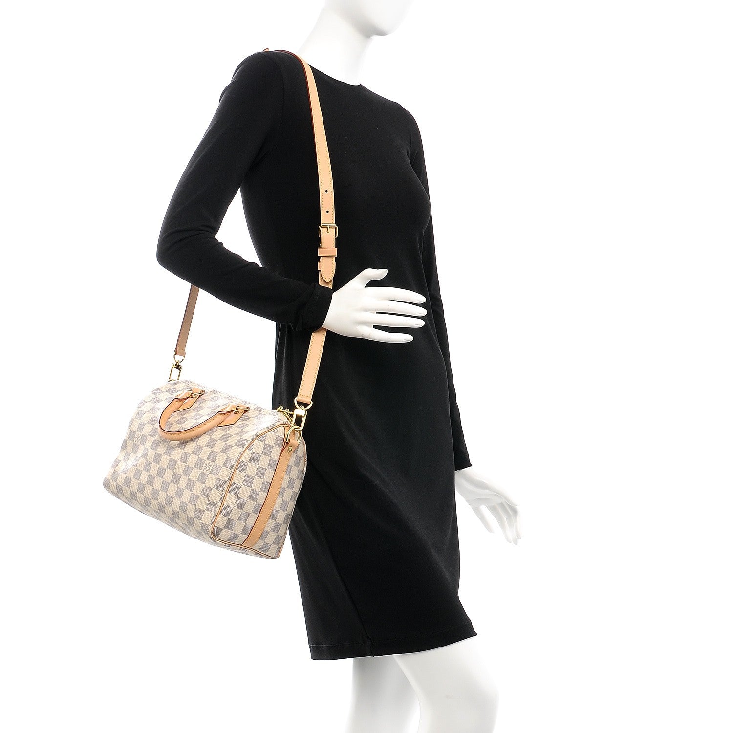 Louis Vuitton Damier Azur Speedy Bandouliere 25 2 of 11