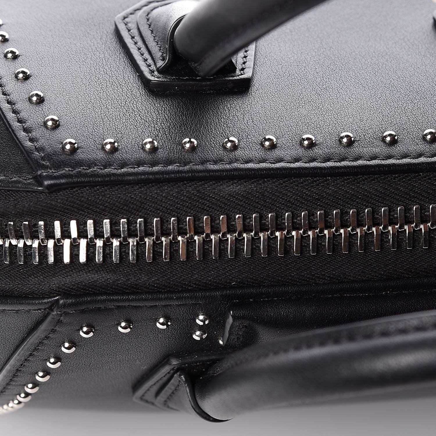 Givenchy Smooth Calfskin Mini Studded Antigona Black 17 of 17